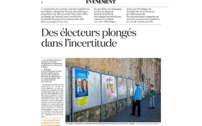 Dans le quotidien La Croix