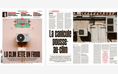 Parutions dont la une dans Libération.